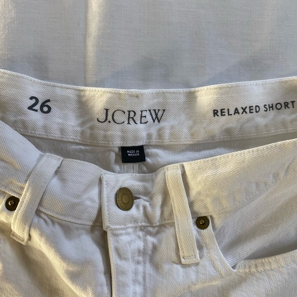 J. Crew shorts and SHEIN Black Lace Bustier Crop Top - Picture 4 of 6